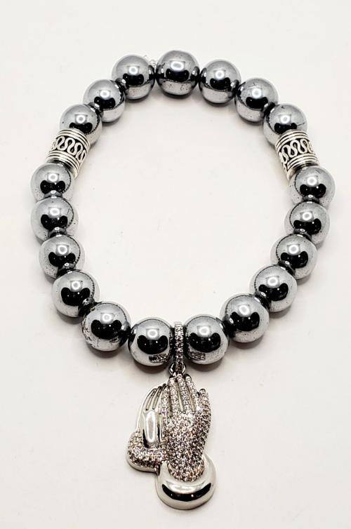 CZ Pave Praying Hands 