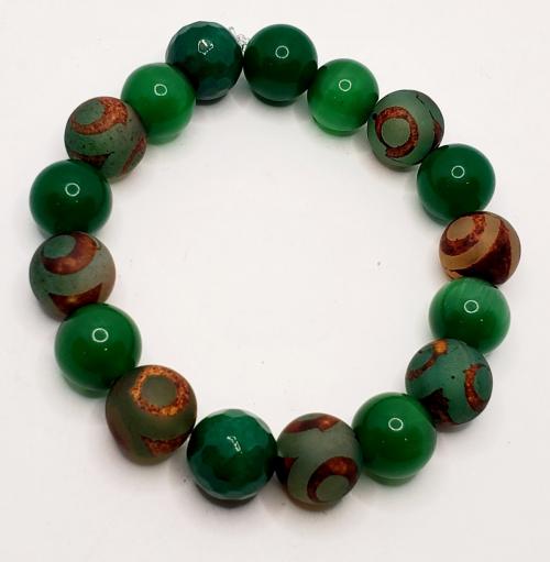 Green Tibetan Bracelet 