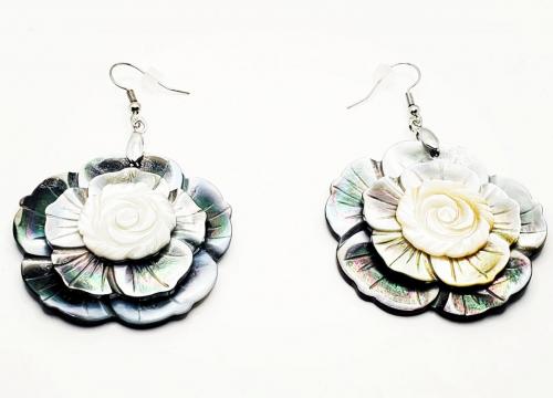 Large Flower Earrings 