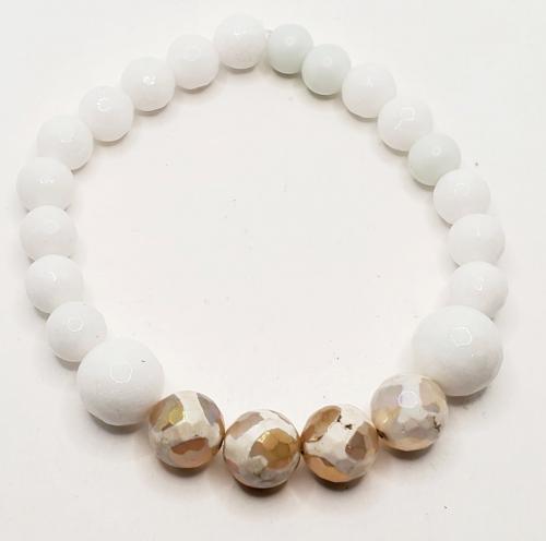 White Tibetan Bracelet 