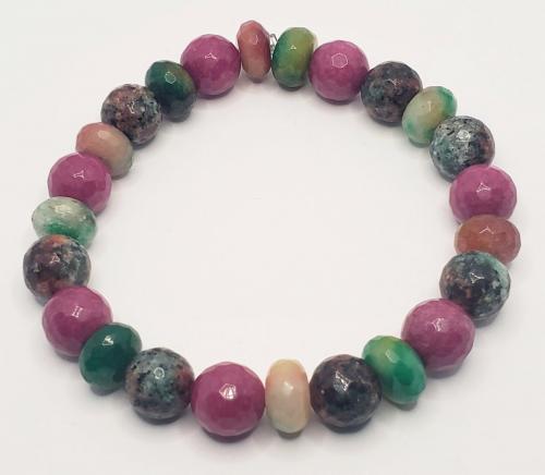 Pink and Green Mix Bracelet 