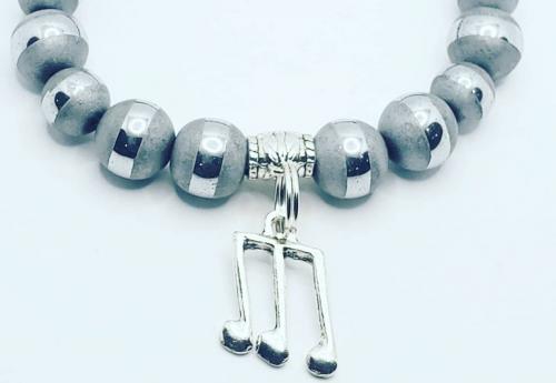 8th Note Charm Bracelet 