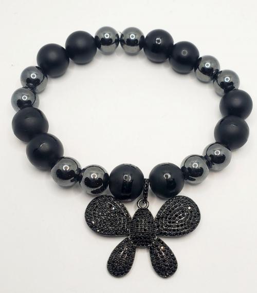 Pave Butterfly Bracelet 