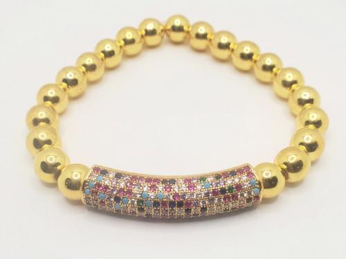 Multi-Colored Golden Sparkle Bracelet 