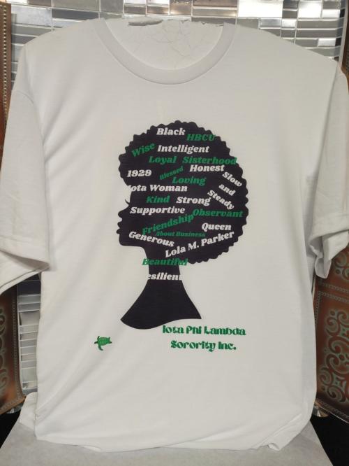 Iota Phi Lambda Afro Tshirt