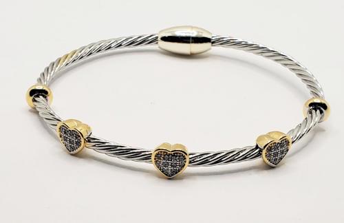 Stainless Steel Heart Bracelet