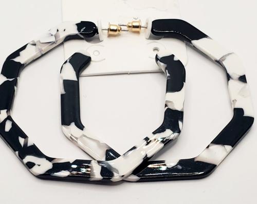 Black and White Hoops 