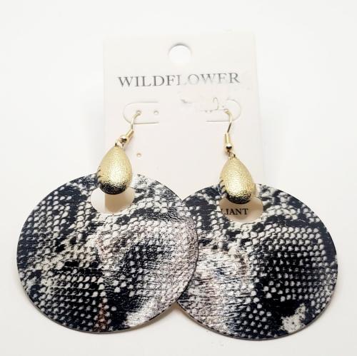 Leopard Gold Large Earrings 