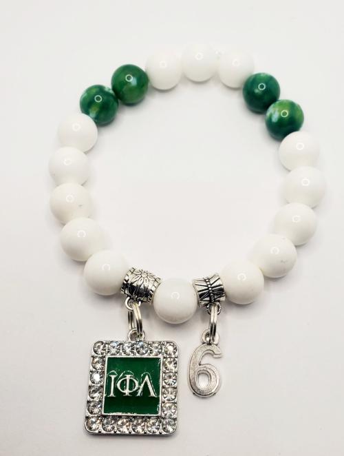 Iota Line Number Bracelet