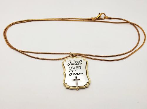 Faith over Fear Necklace