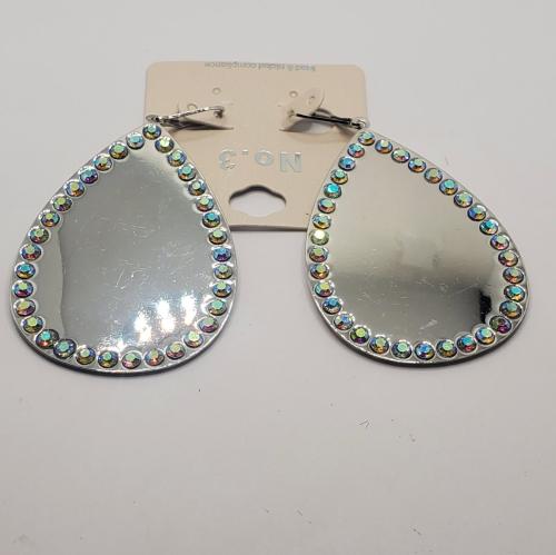 Silver Mirror Earrings