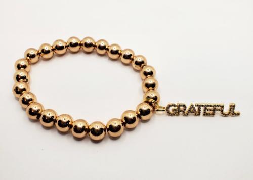 Grateful Charm Bracelet 