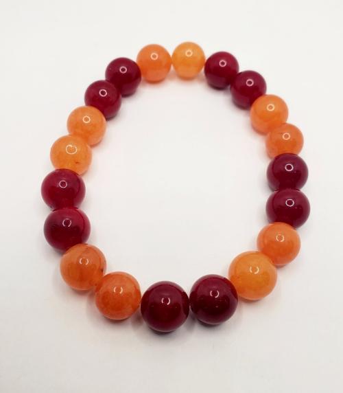 Orange and Red Bracelet