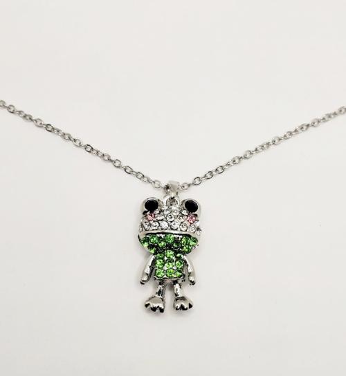 Frog Charm Necklace 