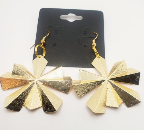 3D Star Earrings