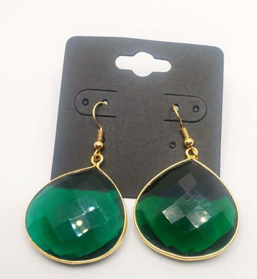 Emerald Green Earrings