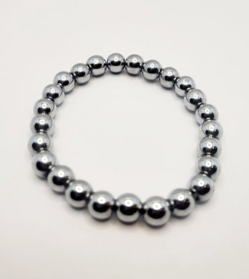 Silver Hematite Bracelet 