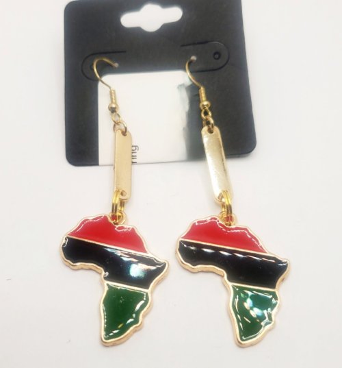 African Charm Earring