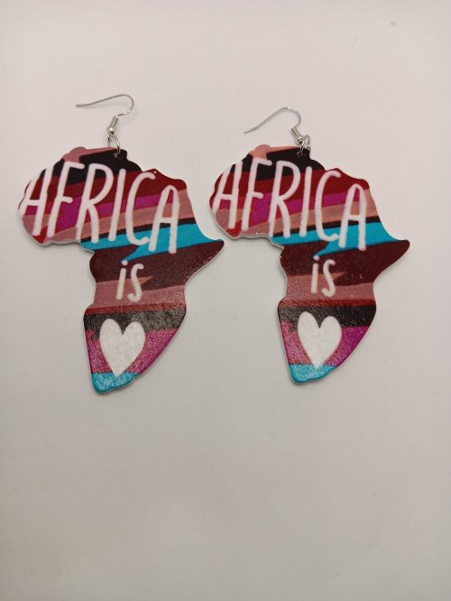 Africa is Love Earrings 