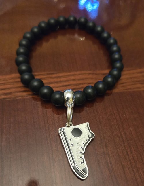 Black and White Sneaker Bracelet 