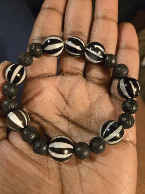 Black and White Onyx Bracelet 