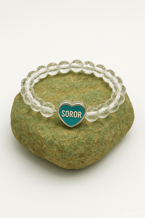 Soror Heart Charm Bracelet 
